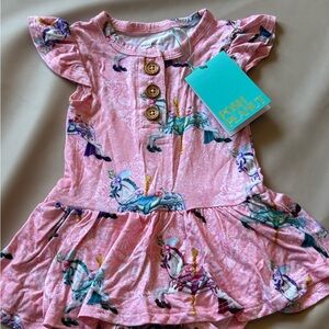 Posh Peanut Pink Carousel Dress